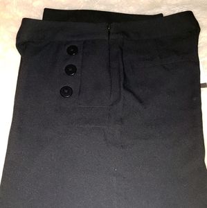 WHO WHAT WEAR BLACK SLACKS NWT 10